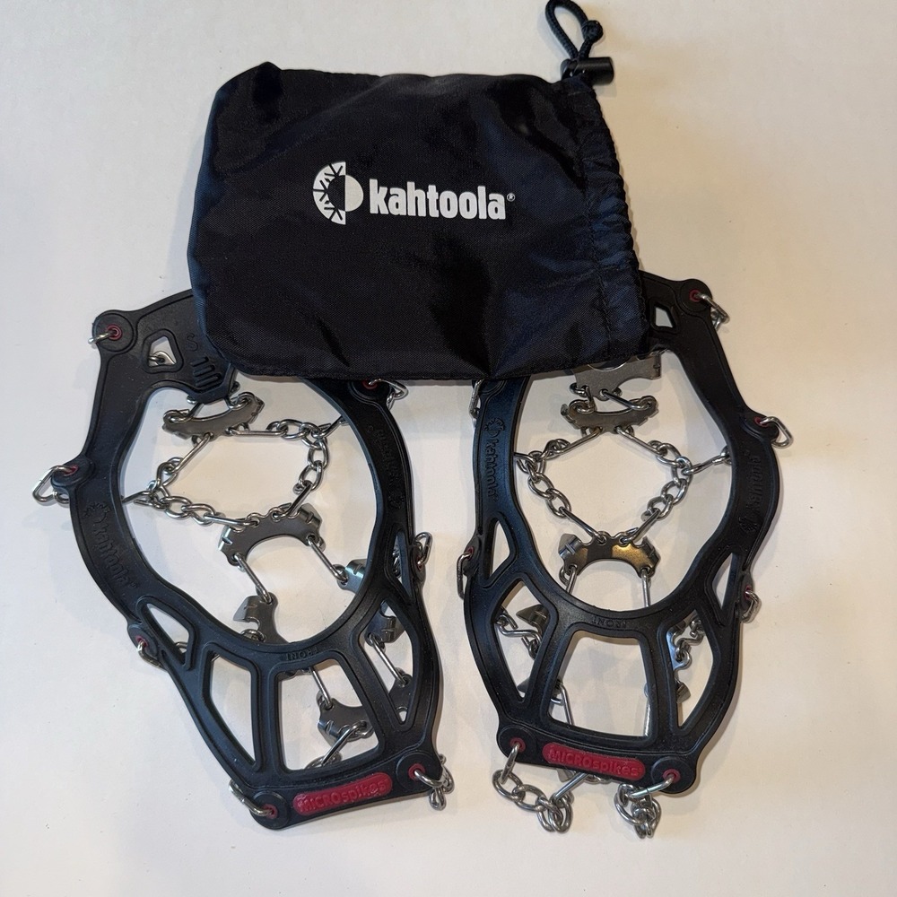 Kahtoola MICROspikes Ice & Snow Traction Cleats w/ Carry Bag Size Small
